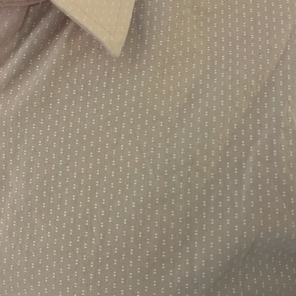 EXPRESS | Men’s Extra Slim Dot Print Stretch Dress Shirt Size Size Small 14-14.5 - Picture 6 of 7